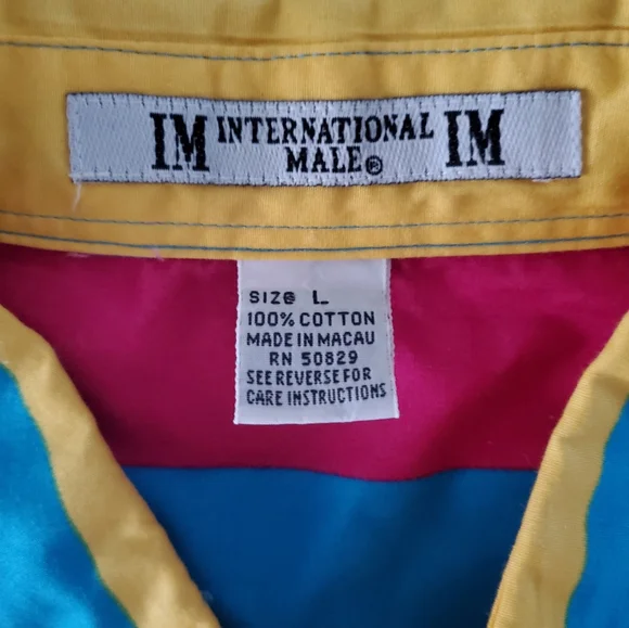 International Male Bright Stripes Shirt - Picture 2 of 4